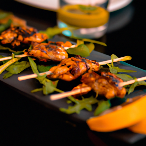 Brochettes de poulet au citron confit et zaatar