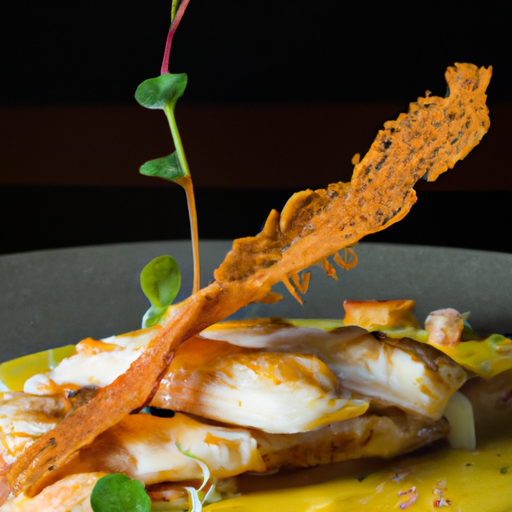 Croustillant de poulet au miel et à la moutarde