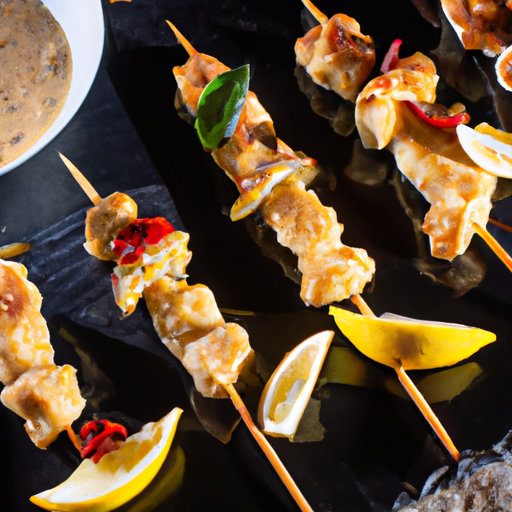 Brochettes de poulet croustillant à la noix de coco