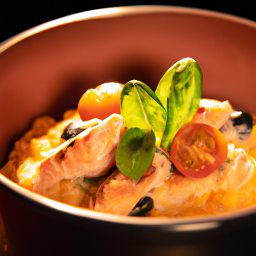 Cassolette de lotte au safran et aux agrumes