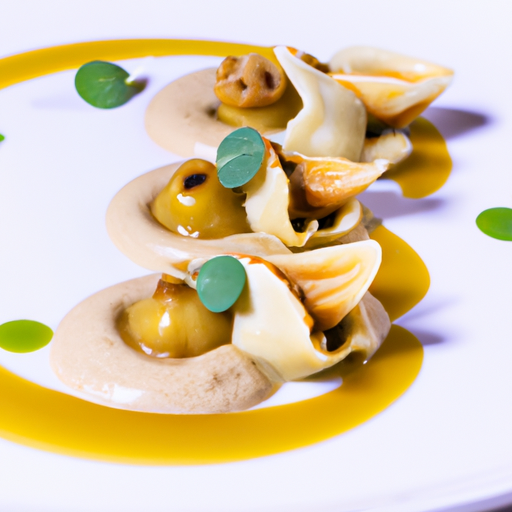 Ravioles croustillantes de canard confit aux figues