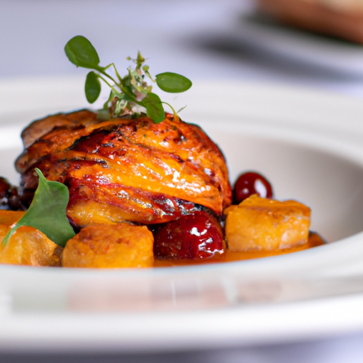 Poulet croustillant au sirop d'érable et aux noix de pécan