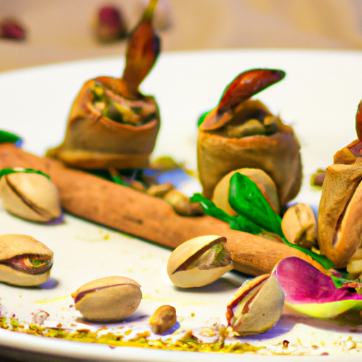 Cailles farcies aux figues et aux pistaches