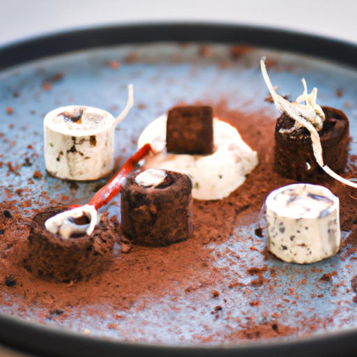 Carrés fondants à la patate douce et chocolat noir
