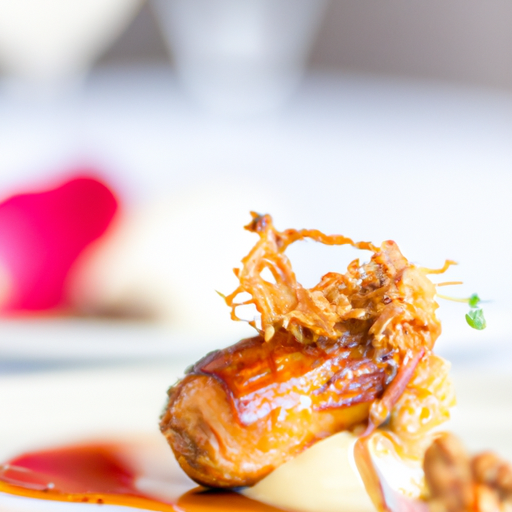 Poulet croustillant aux noisettes et sirop d'érable