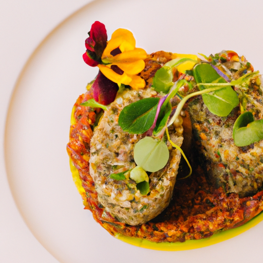 Roulés de courgettes farcis au quinoa et pesto de roquette