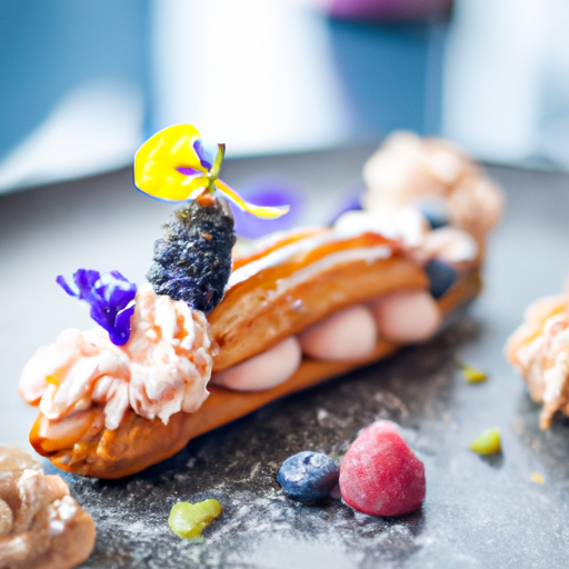 Éclairs glacés aux fruits d'été