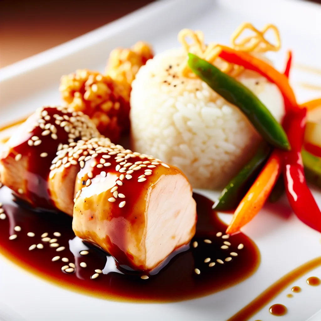 Roulades de poulet à la sauce teriyaki