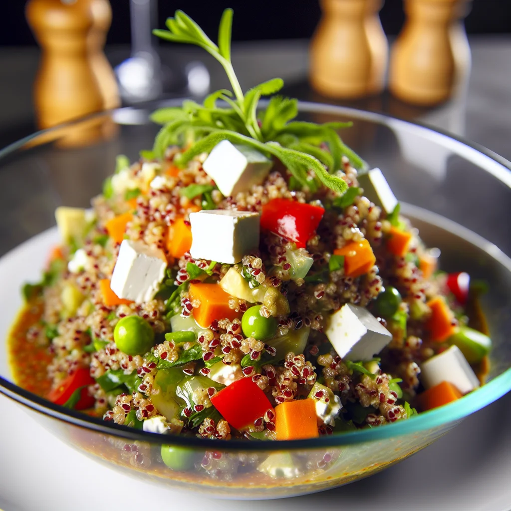 Salade Arc-en-Ciel au Quinoa et Feta