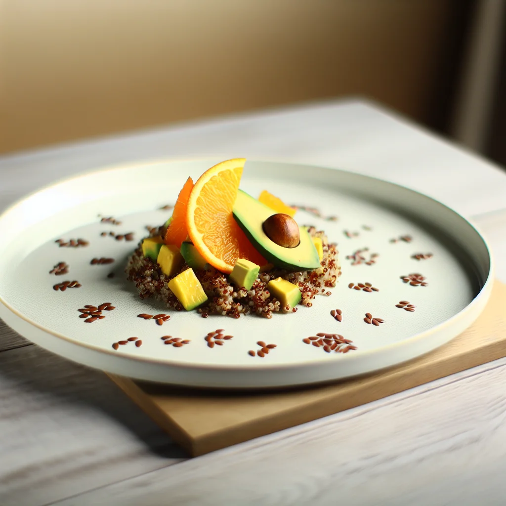 Salade croquante de quinoa à l'orange et avocat