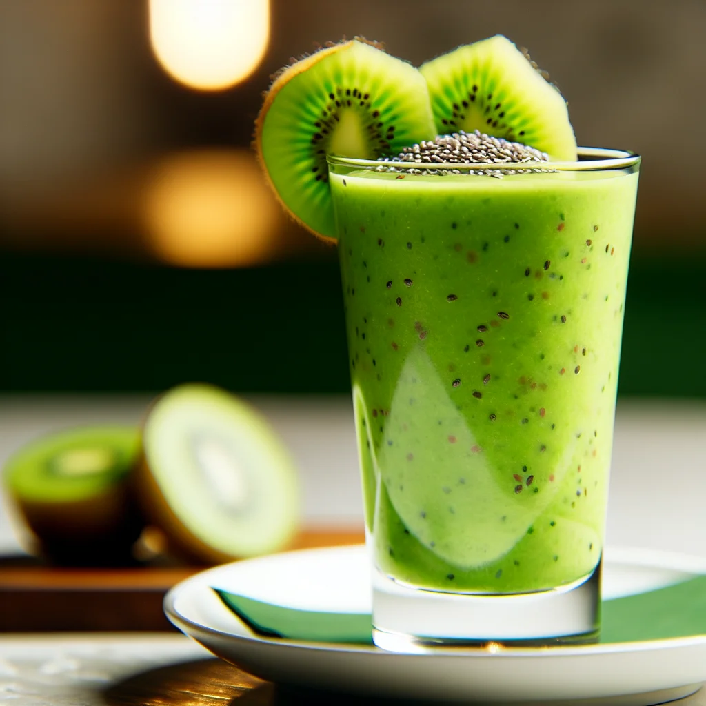Smoothie Énergétique Vert au Matcha