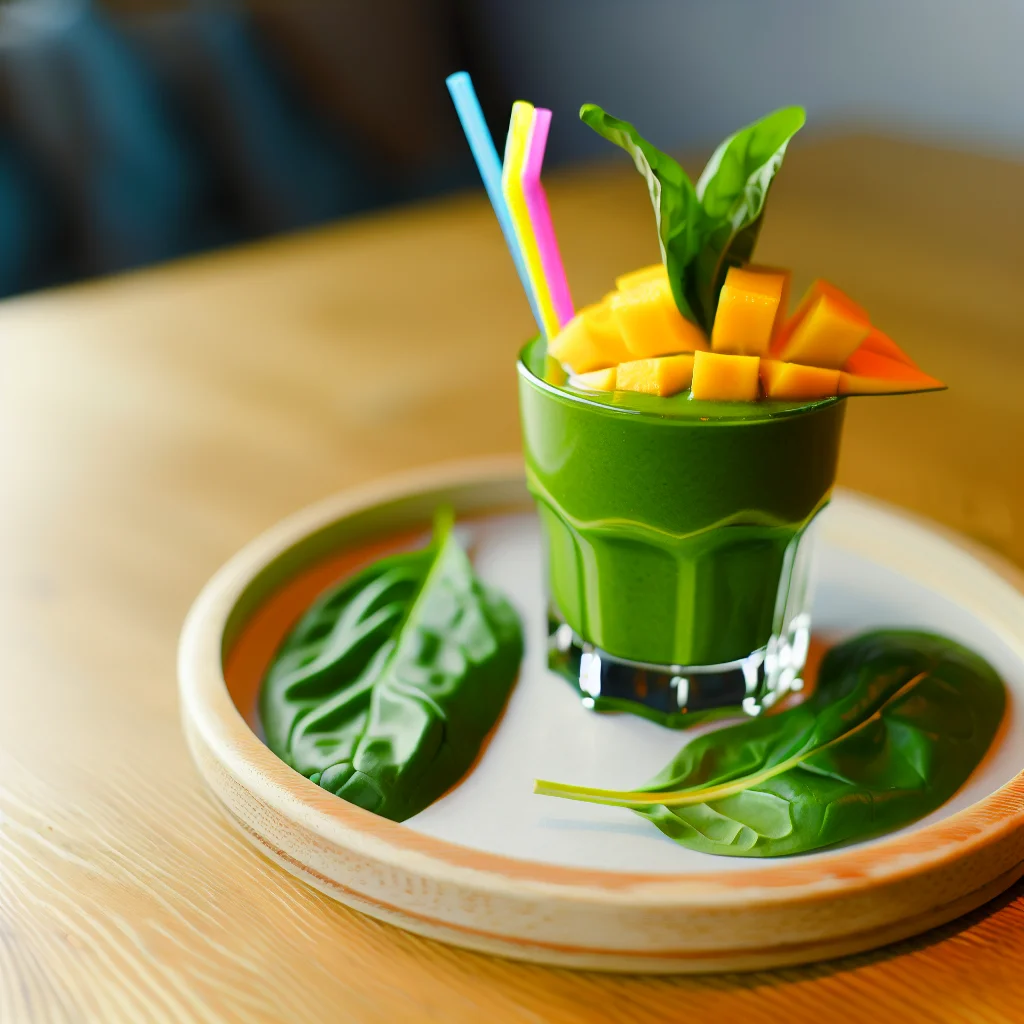 Smoothie Energisant Vert Tropical