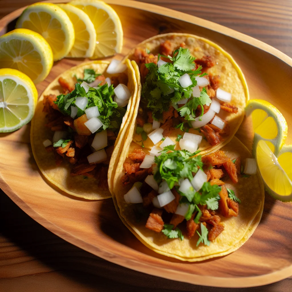 Tacos al Pastor de Poulet Épicés