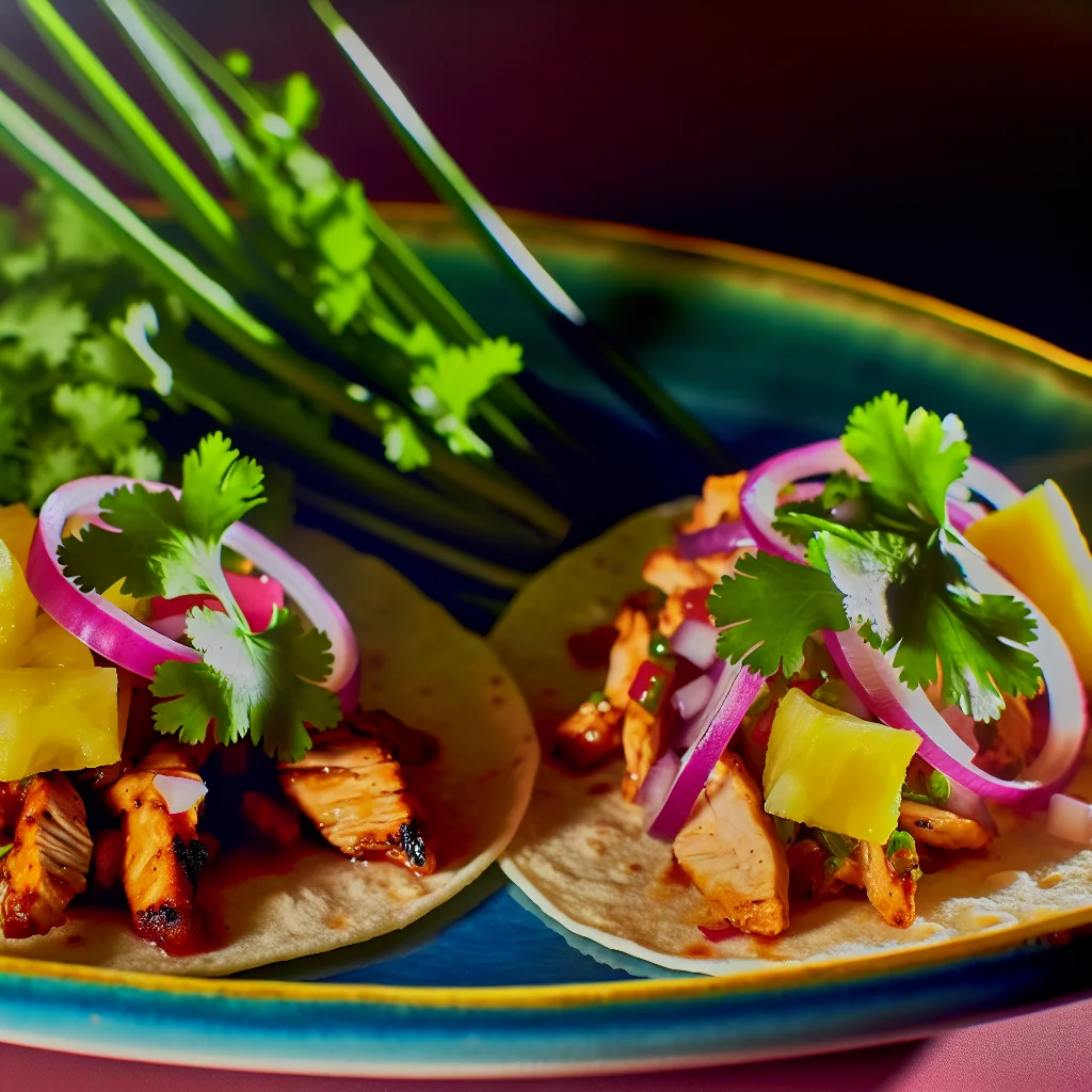 Tacos de Pollo al Pastor