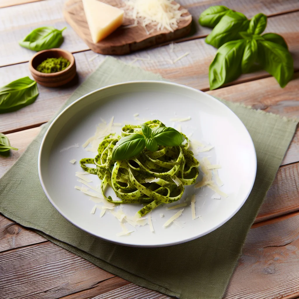 Tagliatelle al Pesto Genovese