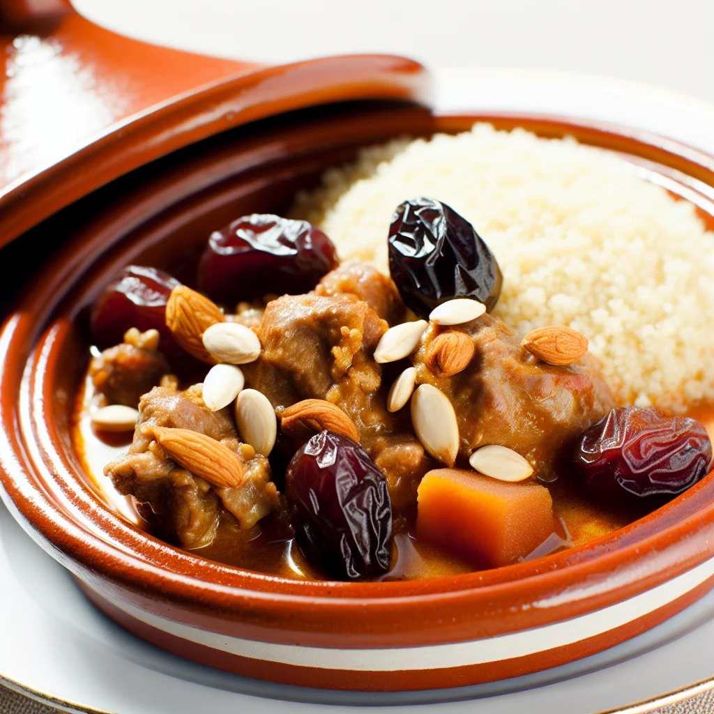 Tajine Marocain Traditionnel aux Pruneaux