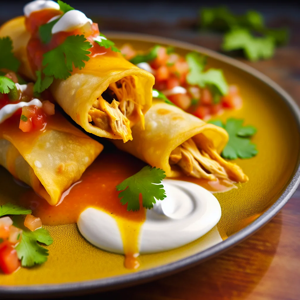 Taquitos de pollo