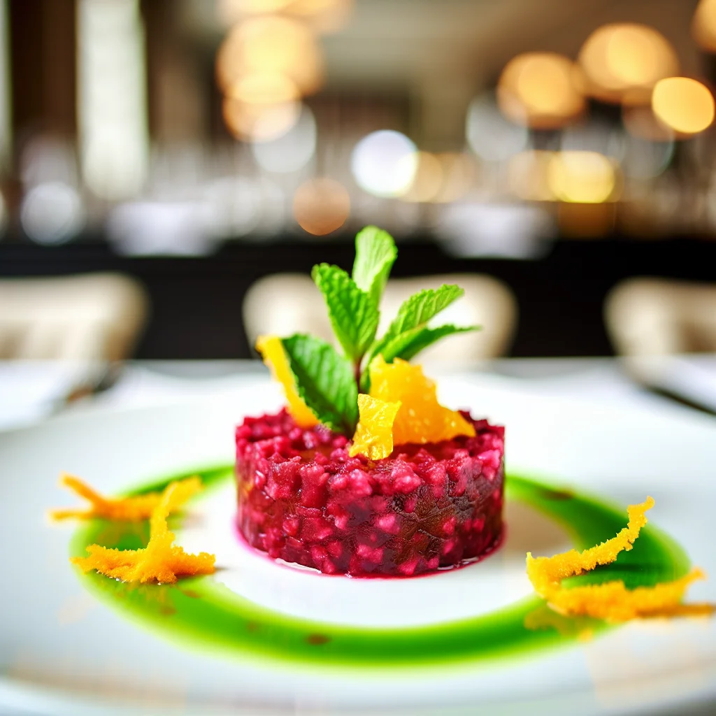 Tartare de betterave aux agrumes et feta