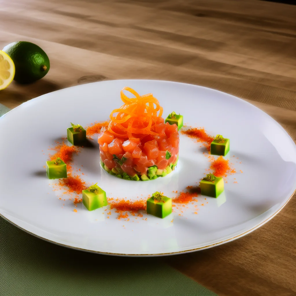 Tartare de Saumon aux Agrumes et Avocat