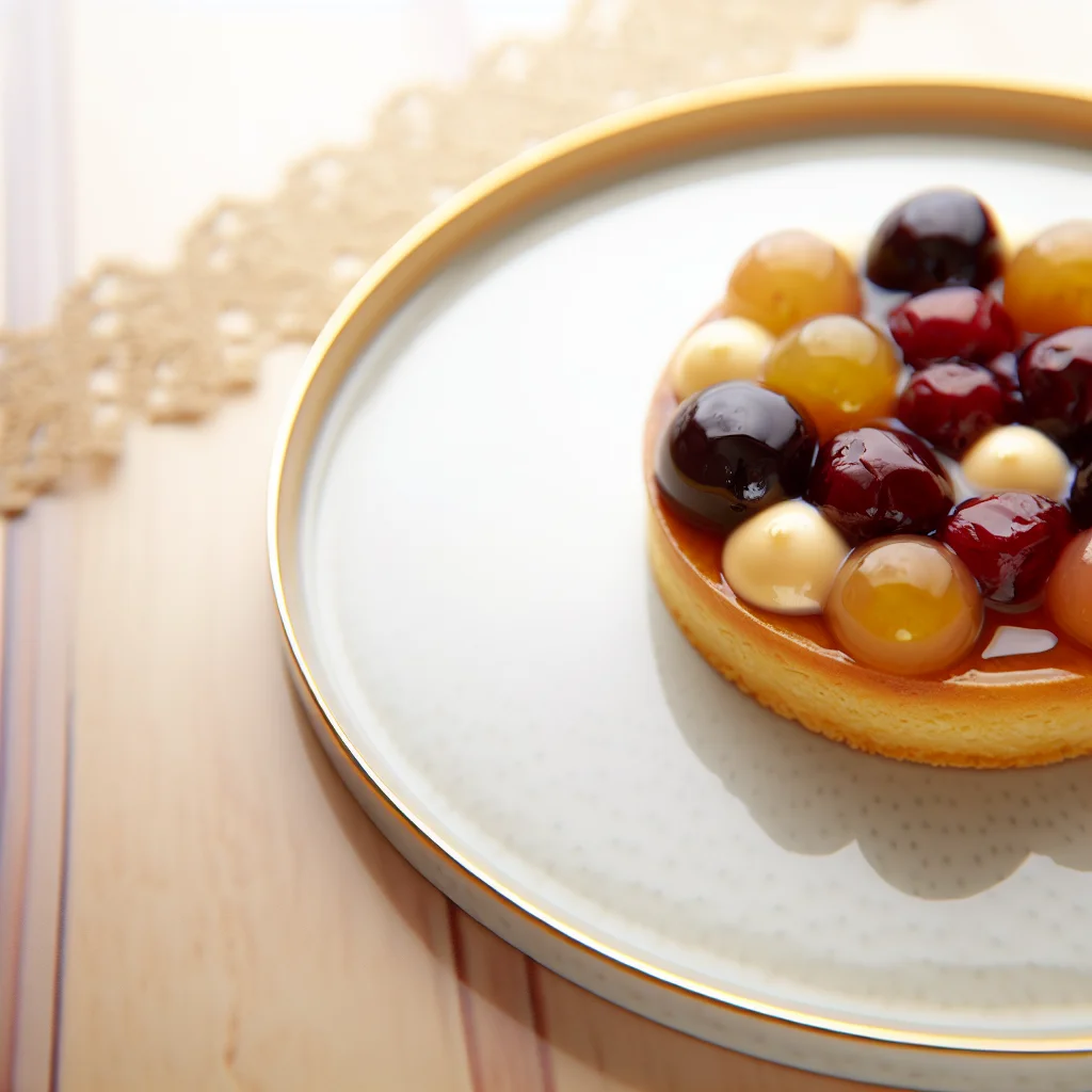 Tarte aux fruits des bois et crème légère