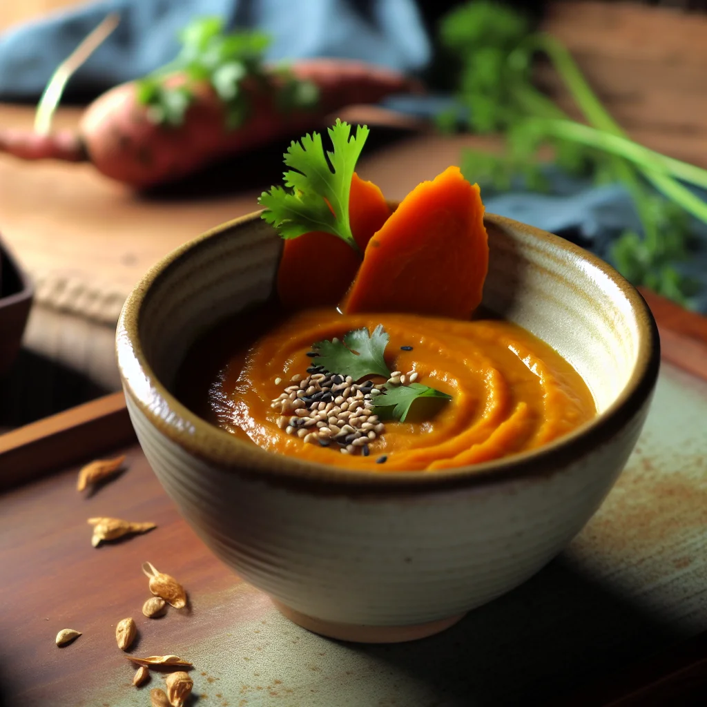 Velouté de Patate Douce et Lait de Coco