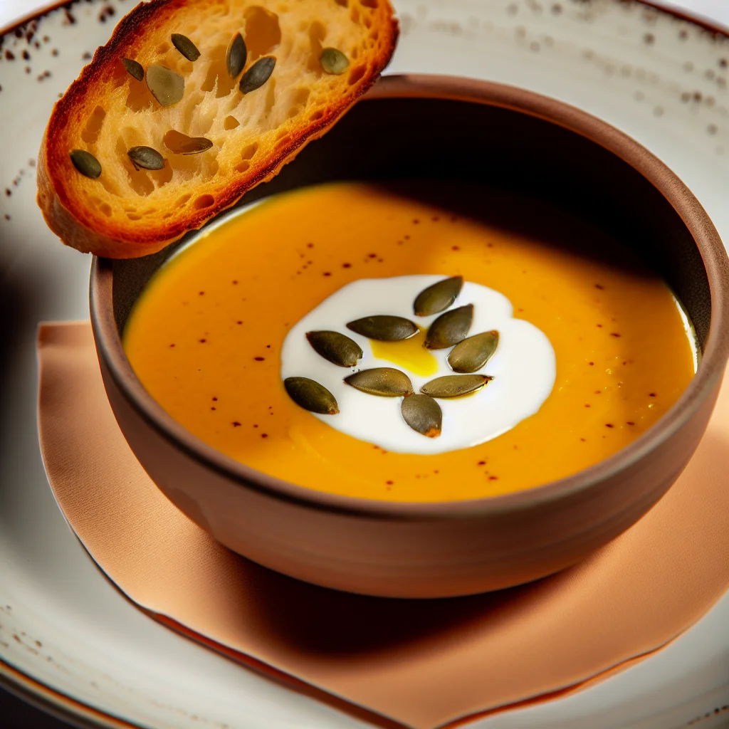 Velouté de Potimarron et Coco Épicé