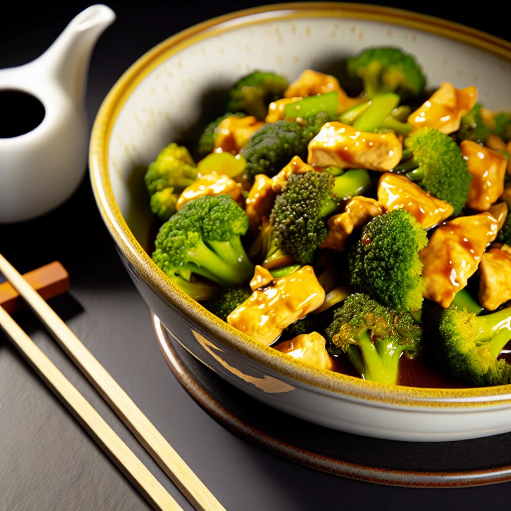 Wok de Poulet au Brocoli et Sauce Soja